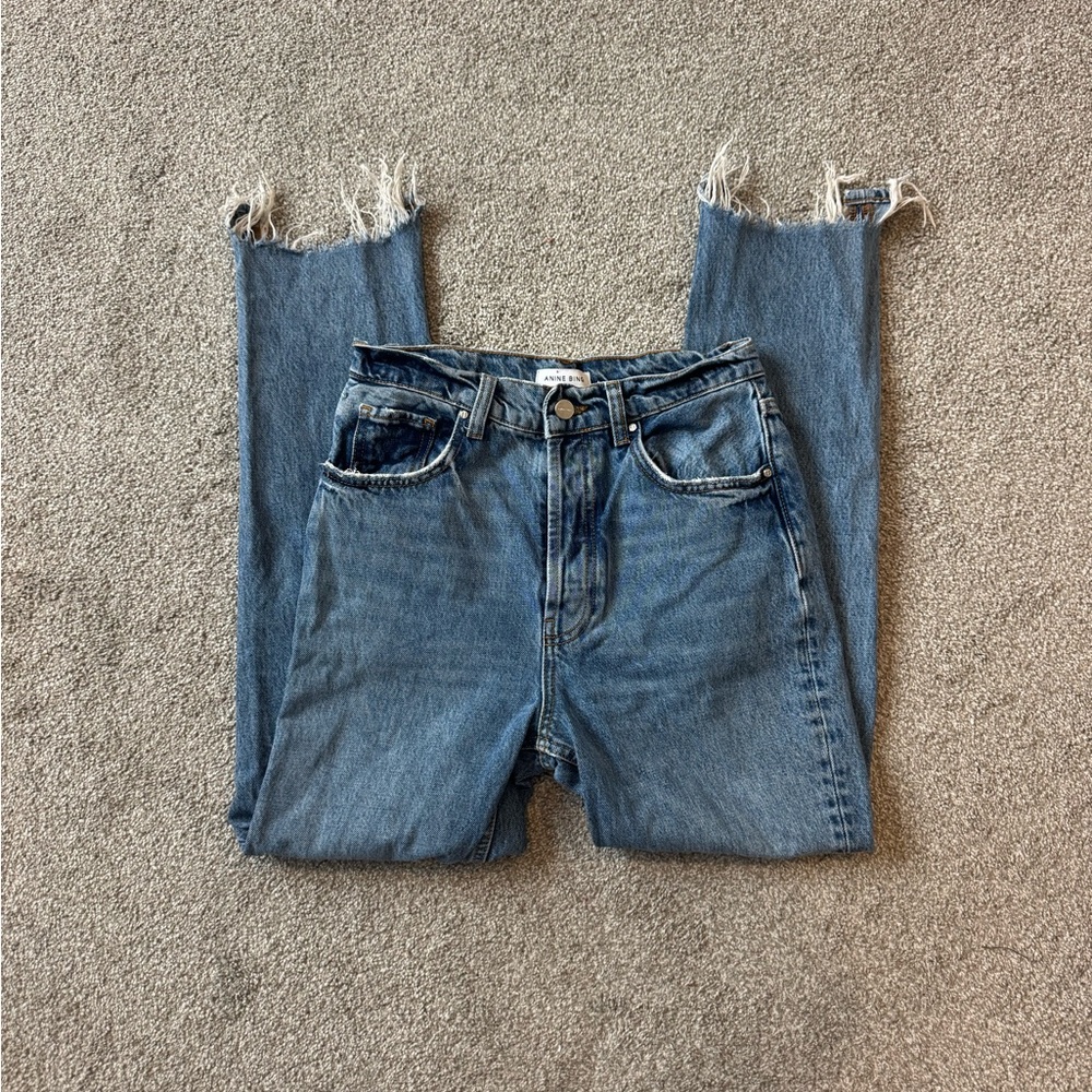 Anine Bing Blue Denim Jeans